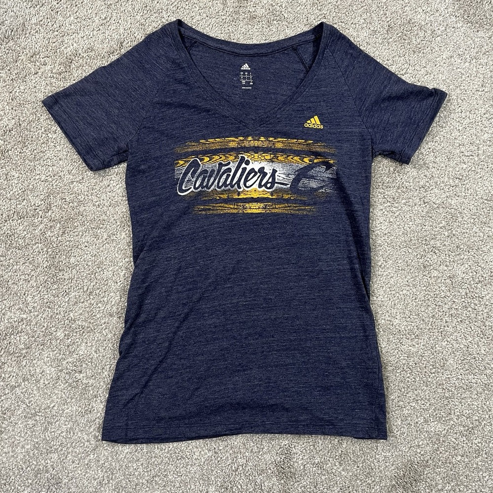 Adidas Cavaliers Tee‎ L V Neck Graphic Cleveland Cavs Basketball Womens Logo